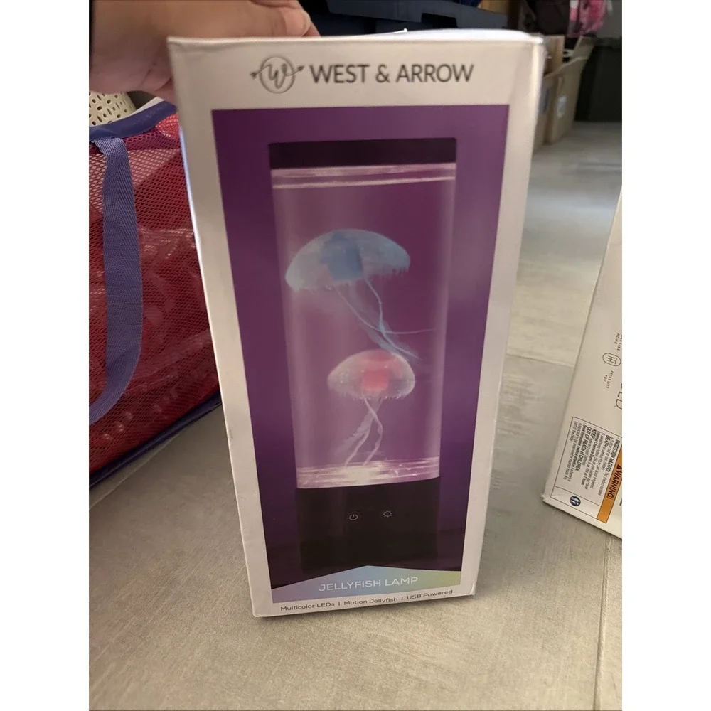 West & Arrow Jellyfish Lamp Multicolor LED USB-Powered Motion Jellyfish